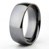 Minimalist Unisex Tantalum Couple Rings Wide Curved Plain Bands With Polished Finish And Corrosionresistant Durable Design