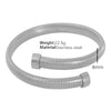 Minimalist Vertical Stripes 316L Stainless Steel Open Adjustable Electroplating Bracelet For Men And Women