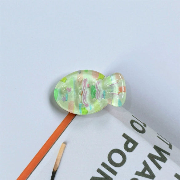 Mixed Materials Handmade Fish Pattern Women's Hair Clip