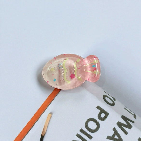 Mixed Materials Handmade Fish Pattern Women's Hair Clip