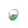 10Mm Natural Stone Amethyst Ring Handmade Woven Color Preserving Unisex Fashion Jewelry