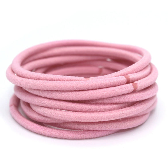 3Mm Version Of Children's Rubber Band High Elasticity Does Not Hurt The Hair Rope Hair Ring Candy Color Hair Tiara Wholesale