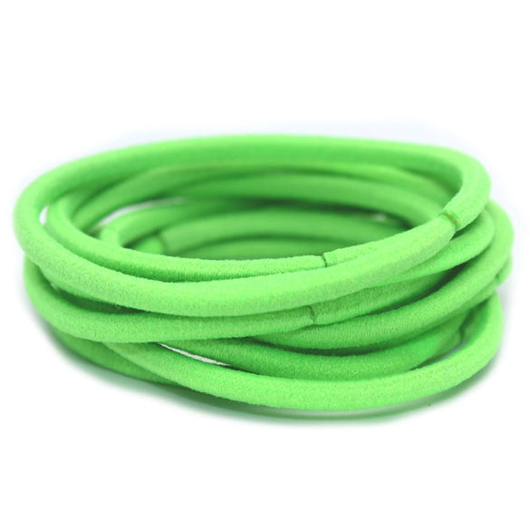 3Mm Version Of Children's Rubber Band High Elasticity Does Not Hurt The Hair Rope Hair Ring Candy Color Hair Tiara Wholesale