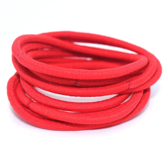 3Mm Version Of Children's Rubber Band High Elasticity Does Not Hurt The Hair Rope Hair Ring Candy Color Hair Tiara Wholesale