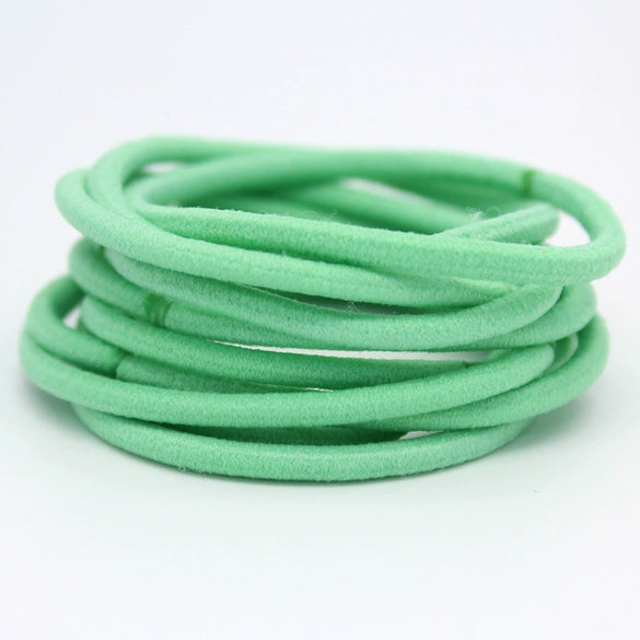 3Mm Version Of Children's Rubber Band High Elasticity Does Not Hurt The Hair Rope Hair Ring Candy Color Hair Tiara Wholesale