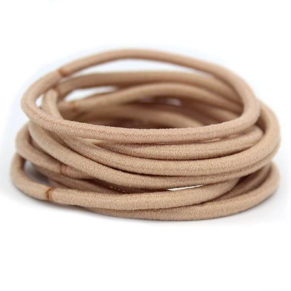 3Mm Version Of Children's Rubber Band High Elasticity Does Not Hurt The Hair Rope Hair Ring Candy Color Hair Tiara Wholesale