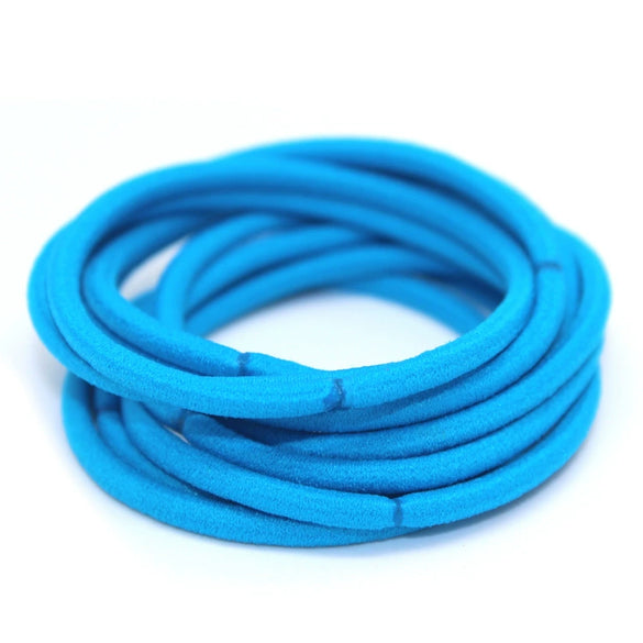 3Mm Version Of Children's Rubber Band High Elasticity Does Not Hurt The Hair Rope Hair Ring Candy Color Hair Tiara Wholesale