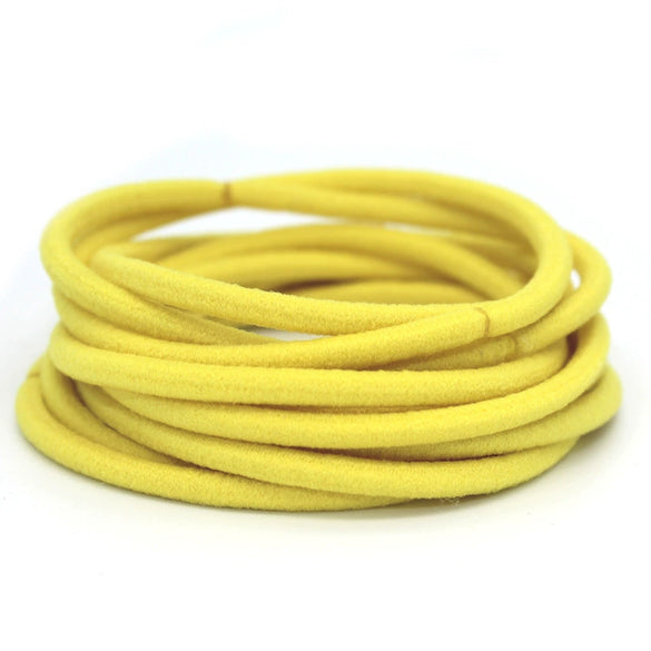 3Mm Version Of Children's Rubber Band High Elasticity Does Not Hurt The Hair Rope Hair Ring Candy Color Hair Tiara Wholesale