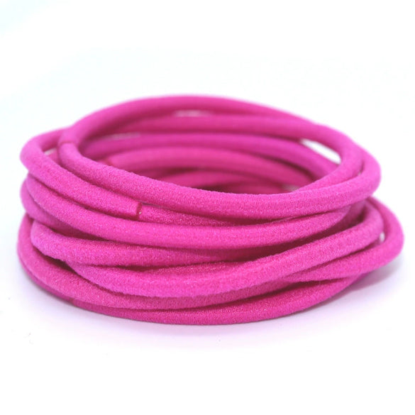 3Mm Version Of Children's Rubber Band High Elasticity Does Not Hurt The Hair Rope Hair Ring Candy Color Hair Tiara Wholesale