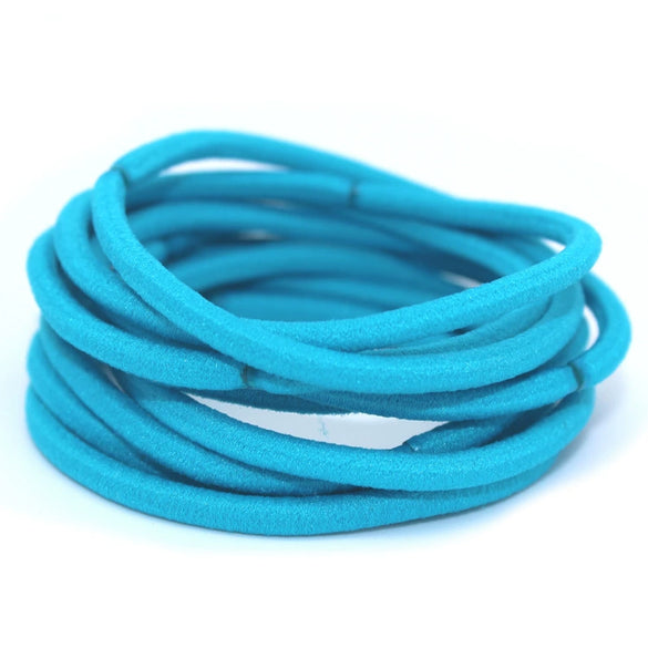 3Mm Version Of Children's Rubber Band High Elasticity Does Not Hurt The Hair Rope Hair Ring Candy Color Hair Tiara Wholesale