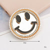 Mobile Phone Accessories Alloy Love Mirror Diamond Pearl Flower Electroplated