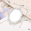 Mobile Phone Accessories Alloy Love Mirror Diamond Pearl Flower Electroplated