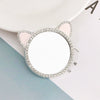 Mobile Phone Accessories Alloy Love Mirror Diamond Pearl Flower Electroplated