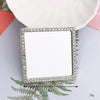 Mobile Phone Accessories Alloy Love Mirror Diamond Pearl Flower Electroplated