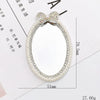 Mobile Phone Accessories Alloy Love Mirror Diamond Pearl Flower Electroplated