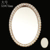 Mobile Phone Accessories Alloy Love Mirror Diamond Pearl Flower Electroplated