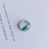 Mobile Phone Case Accessories Geometric Round Resin Patch With Oil Painting Wind Water Ripple Pattern