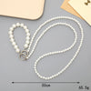 Mobile Phone Case Accessories Handheld Chain Crossbody Pearl Plastic Resin Hand Knitted