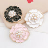 Mobile Phone Case Accessories Pearl Flower Metal Electroplating Decoration