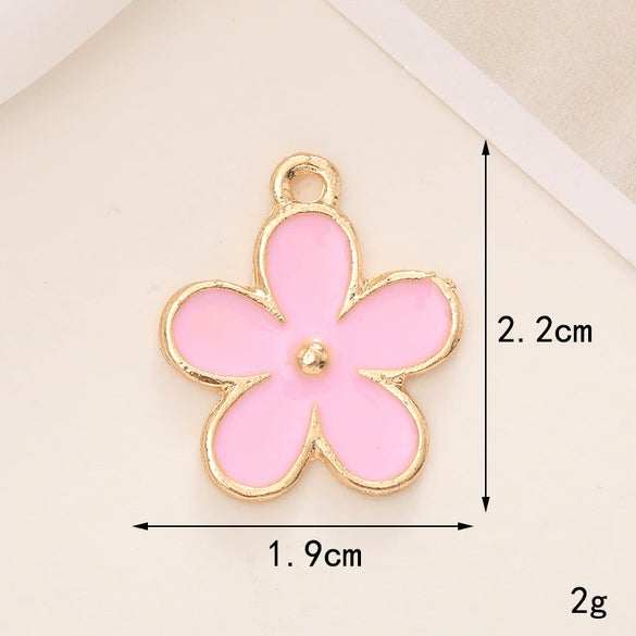 Mobile Phone Case Jewelry Accessories Alloy Light Luxury Flower Petal Electroplating