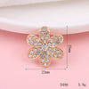 Mobile Phone Case Jewelry Accessories Alloy Light Luxury Flower Petal Electroplating
