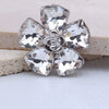 Mobile Phone Case Jewelry Accessories Alloy Light Luxury Flower Petal Electroplating