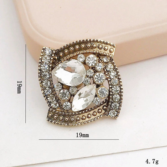 Mobile Phone Case Jewelry Accessories Vintage Bear Style Metal Electroplated Pearl