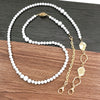 Mobile Phone Chain Accessories Pearl Leather Metal Handmade Love Letter C Style For Women