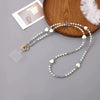 Mobile Phone Chain Accessories Pearl Leather Metal Handmade Love Letter C Style For Women