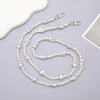 Mobile Phone Chain Accessories Pearl Leather Metal Handmade Love Letter C Style For Women