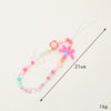 Mobile Phone Chain Beaded Bow Electroplating Style