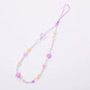Mobile Phone Chain Pendant Acrylic Beaded Love Fivepointed Star Water Drops Bells Handmade