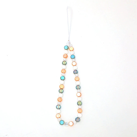 Mobile Phone Chain Plastic Resin Handmade Beaded Love Heart Water Drop Bell Style