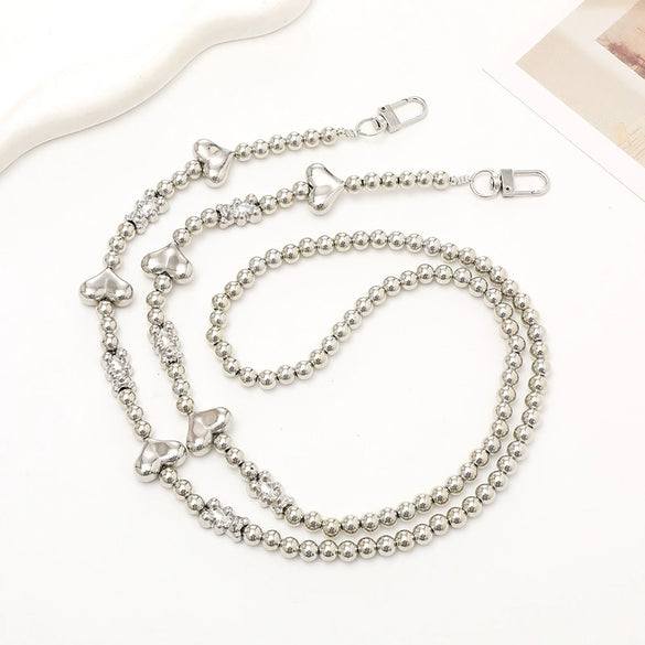 Mobile Phone Chain Plastic Resin Handmade Beaded With Stars Sun And Moon Clouds Universe Pattern For Women