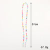 Mobile Phone Chain Plastic Resin Handmade Beaded With Stars Sun And Moon Clouds Universe Pattern For Women