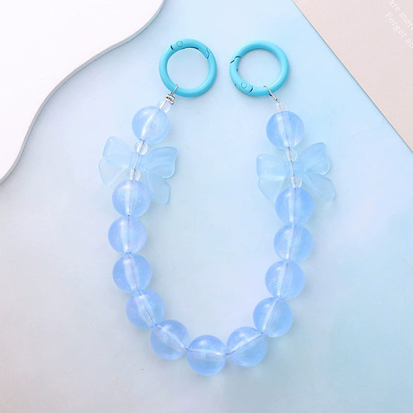 Mobile Phone Chain Water Cup Hanging Chain Pendant Handmade Beaded Plastic Resin Small Animal Pattern