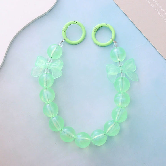 Mobile Phone Chain Water Cup Hanging Chain Pendant Handmade Beaded Plastic Resin Small Animal Pattern
