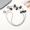 Mobile Phone Lanyard Beaded Love Water Drops Bell Handmade Bag Ornaments For Women