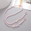 Mobile Phone Lanyard Beaded Love Water Drops Bell Handmade Bag Ornaments For Women