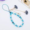 Mobile Phone Lanyard Creative Gypsum Flower Bracelet With Crystal Pendant Handmade For Unisex