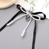 Mobile Phone Pendant Jewelry Car Keychain Headphone Shell Pendant Beads Handmade Bow Pattern
