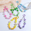 Mobile Phone Pendant Plastic Resin Cartoon Geometric Love Water Drops Bell Beaded Bow Baking Paint