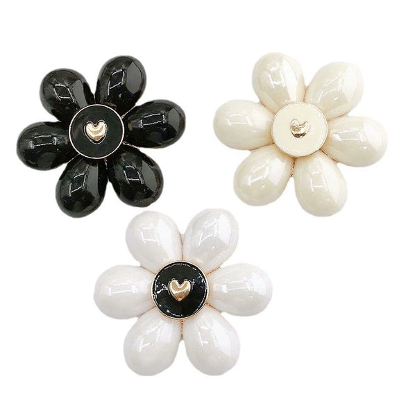 Mobile Phone Shell Accessories Alloy Colorful Big Flower Handmade