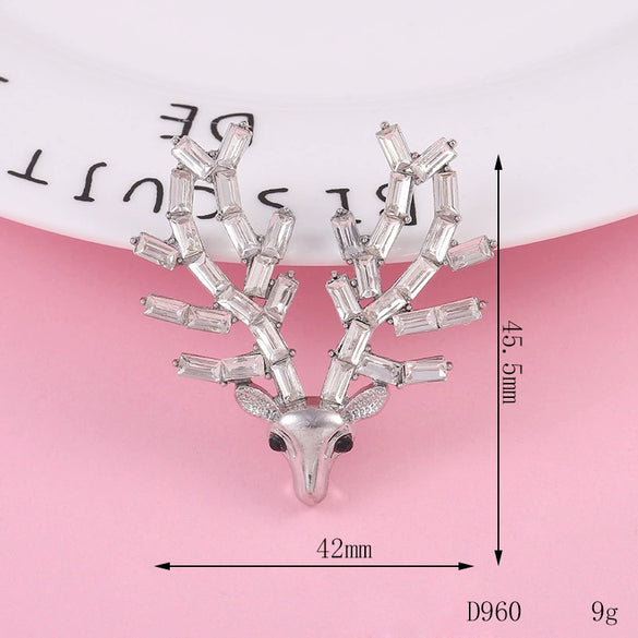 Mobile Phone Shell Accessories Alloy Handmade With Small Bear Love Gem Rabbit Deer Head Electroplated