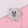 Mobile Phone Shell Accessories Alloy Handmade With Small Bear Love Gem Rabbit Deer Head Electroplated