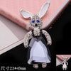 Mobile Phone Shell Accessories Alloy Handmade With Small Bear Love Gem Rabbit Deer Head Electroplated