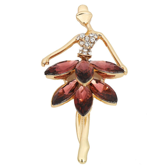 Mobile Phone Shell And Car Air Outlet Accessories Metal Ballet Girl Diamond Encrusted Light Luxury Electroplated