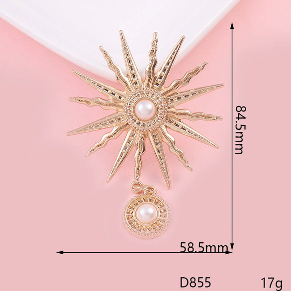 Mobile Phone Shell Jewelry Accessories Alloy Diamond Pearl Rose Sunflower Rhinestone Electroplated