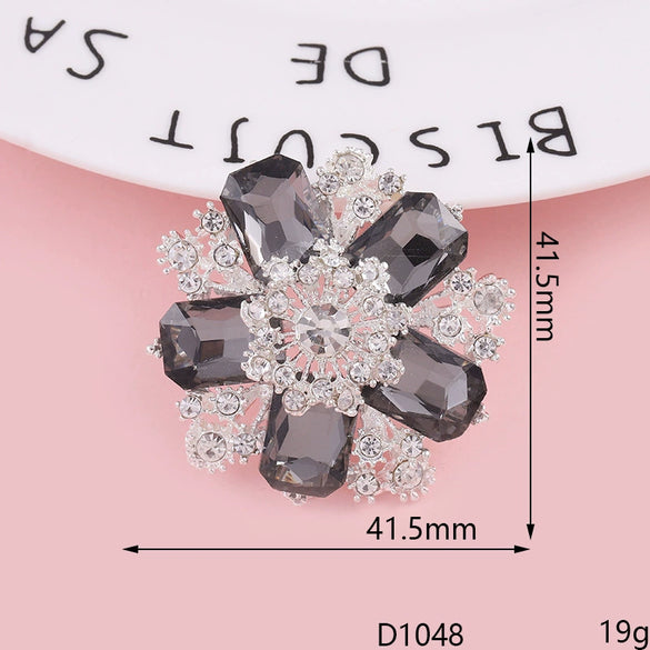 Mobile Phone Shell Jewelry Accessories Alloy Diamond Pearl Rose Sunflower Rhinestone Electroplated