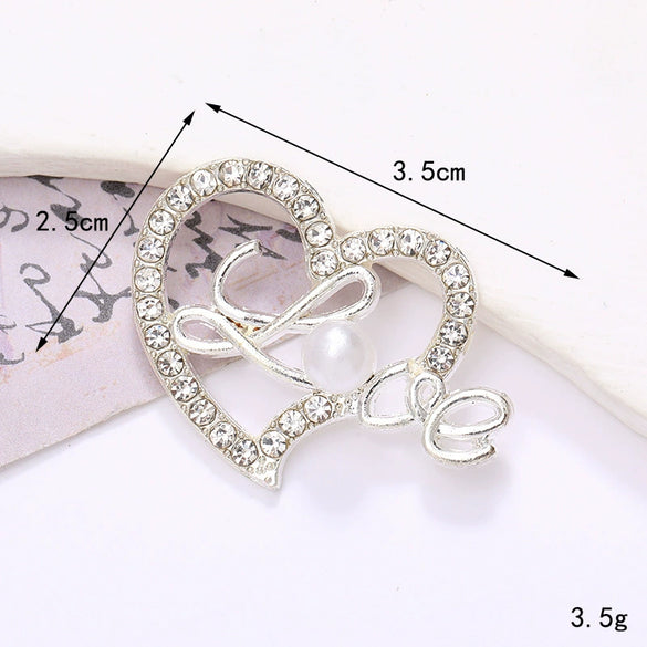 Mobile Phone Shell Jewelry Accessories Alloy Electroplating Clouds Pearl Love Design